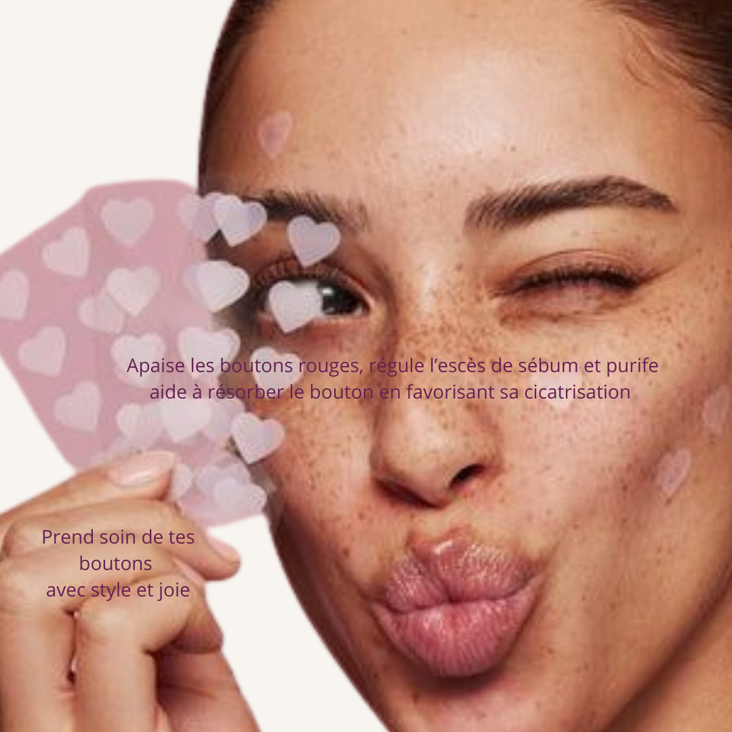 Bye Blemish patchs - 24 patchs coeurs